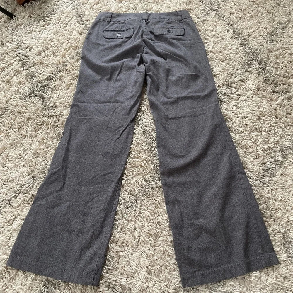 Dockers Gray‎ Wide Leg Dress Pants Womens Size 4M Stretch Work Trousers